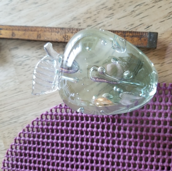 MSH ASH 1987 Vines Art Glass Apple 3 1/4" x 2 3/8" - Picture 14 of 15